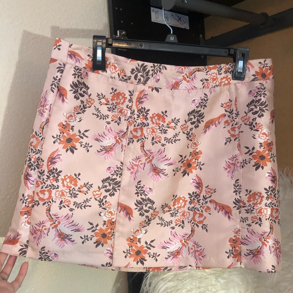 Forever 21 satin mini skirt